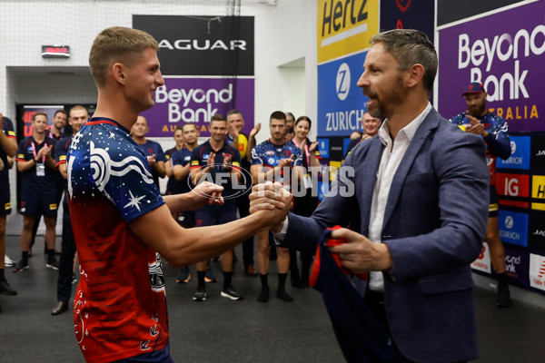 AFL 2023 ROUND 01 - MELBOURNE V WESTERN BULLDOGS - A-15782559