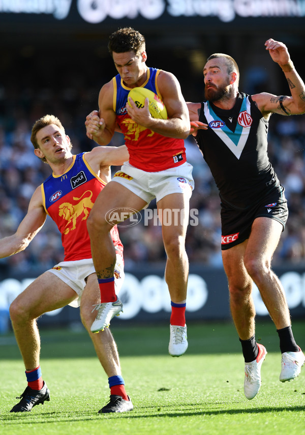 AFL 2023 ROUND 01 - PORT ADELAIDE V BRISBANE - A-15784894