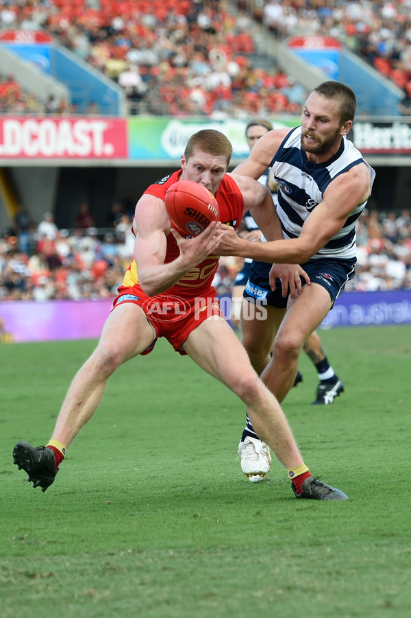 AFL 2023 Round 03 - Gold Coast v Geelong - A-16650336