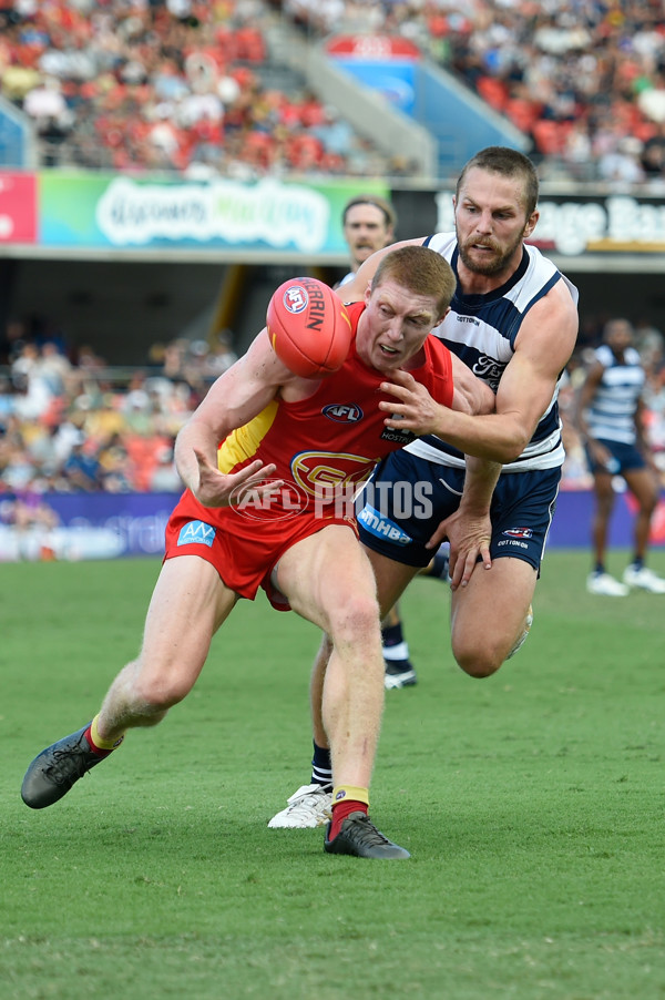 AFL 2023 Round 03 - Gold Coast v Geelong - A-16650826