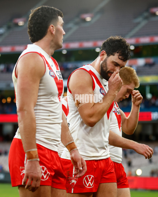 AFL 2023 Round 03 - Melbourne v Sydney - A-16658183