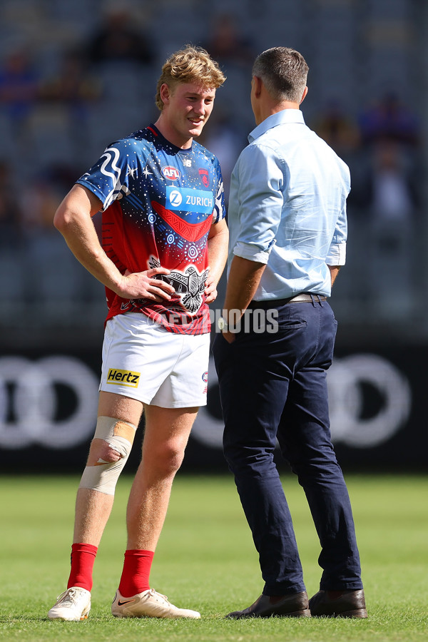 AFL 2023 Round 04 - West Coast v Melbourne - A-17199331