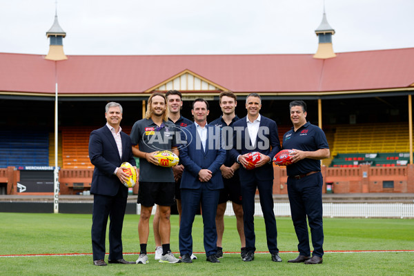 AFL 2023 Media - Norwood Oval Media Opportunity - A-17363557