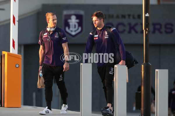 AFL 2020 Media - Fremantle Depart for the Gold Coast - 750580