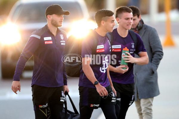 AFL 2020 Media - Fremantle Depart for the Gold Coast - 750571