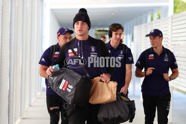 AFL 2020 Media - Fremantle arrive on Gold Coast - 750942