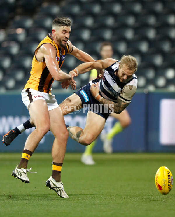 AFL 2020 Round 02 - Geelong v Hawthorn - 751720