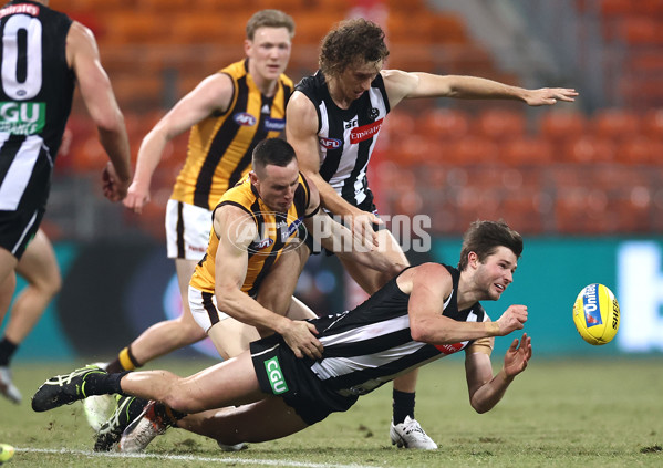 AFL 2020 Round 06 - Collingwood v Hawthorn - 761312