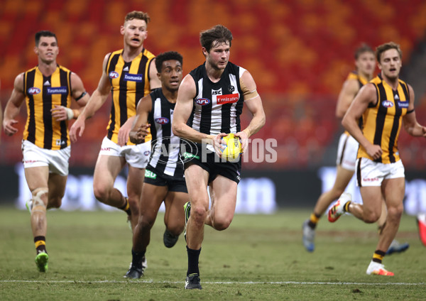 AFL 2020 Round 06 - Collingwood v Hawthorn - 761444