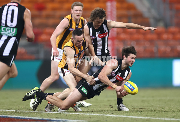 AFL 2020 Round 06 - Collingwood v Hawthorn - 761313