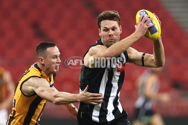 AFL 2020 Round 06 - Collingwood v Hawthorn - 761335