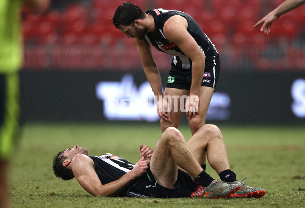 AFL 2020 Round 06 - Collingwood v Hawthorn - 761426