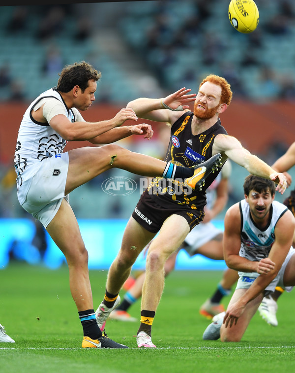 AFL 2020 Round 13 - Port Adelaide v Hawthorn - 775205