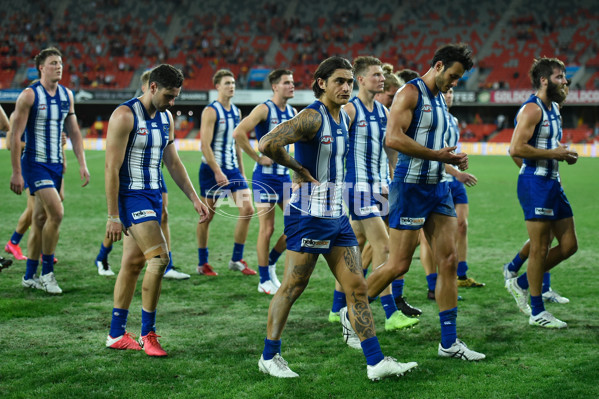 AFL 2020 Round 14 - Gold Coast v North Melbourne - 777934