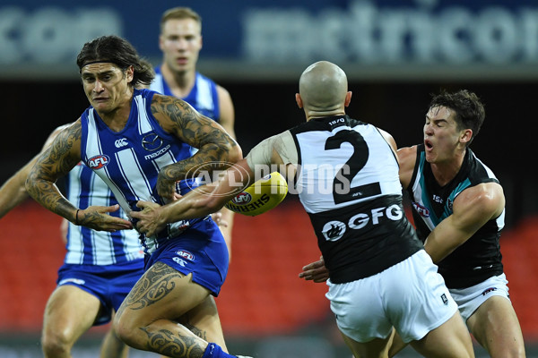 AFL 2020 Round 16 - North Melbourne v Port Adelaide - 779276