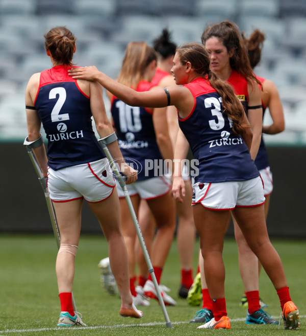 AFLW 2021 Training - Geelong v Melbourne Practice Match - 800057