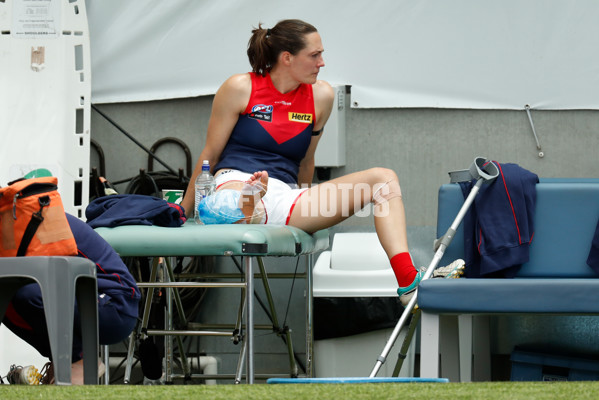 AFLW 2021 Training - Geelong v Melbourne Practice Match - 800063