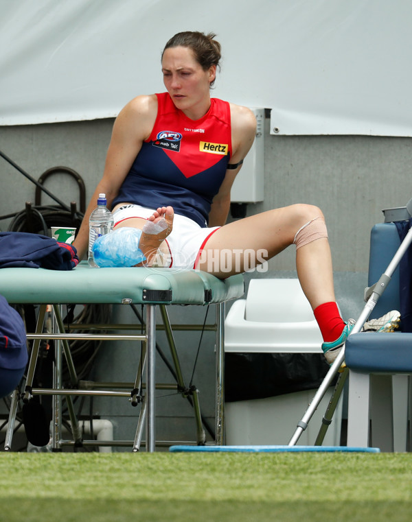 AFLW 2021 Training - Geelong v Melbourne Practice Match - 800058