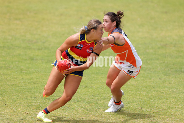AFLW 2021 Training - Adelaide v GWS Practice Match - 800299