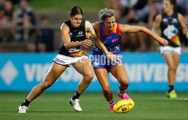 AFLW 2021 Round 02 - Western Bulldogs v Carlton - 804012