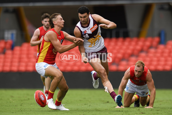 AFL 2021 Training - Gold Coast v Brisbane Practice Match - 809967