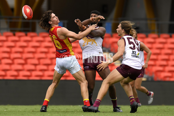 AFL 2021 Training - Gold Coast v Brisbane Practice Match - 809994