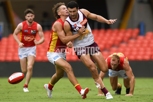 AFL 2021 Training - Gold Coast v Brisbane Practice Match - 809966