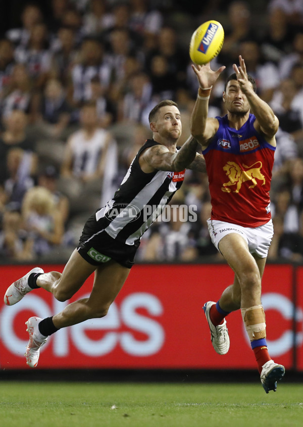 AFL 2021 Round 03 - Collingwood v Brisbane - 825315