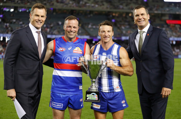 AFL 2021 Round 03 - North Melbourne v Western Bulldogs - 825932