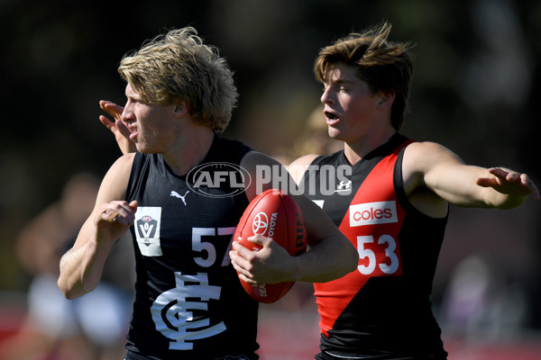 VFL 2021 Round 03 - Essendon v Carlton - 841973