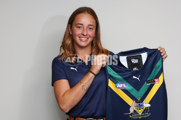 AFLW 2022 Media - National Academy Jumper Presentation - 945549