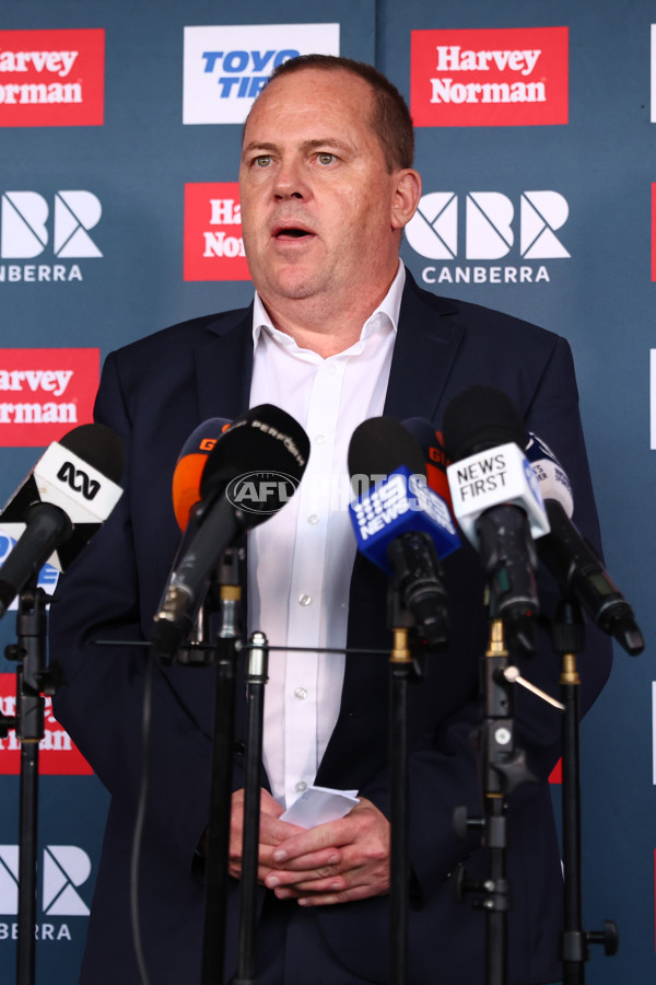 AFL 2022 Media - GWS Press Conference 120522 - 946594