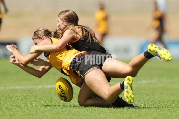 AFLW 2022 U16 Girls Championships - WA Black v WA Gold - 918039