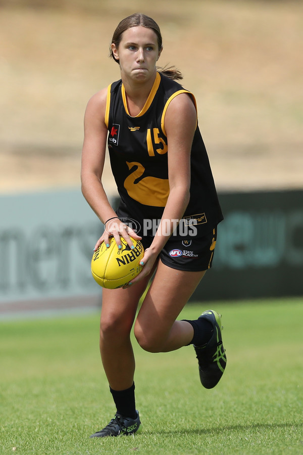 AFLW 2022 U16 Girls Championships - WA Black v WA Gold - 918128