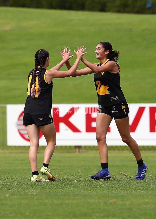 AFLW 2022 U16 Girls Championships - WA Gold v WA Black - 923054