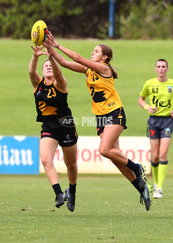 AFLW 2022 U16 Girls Championships - WA Gold v WA Black - 923094