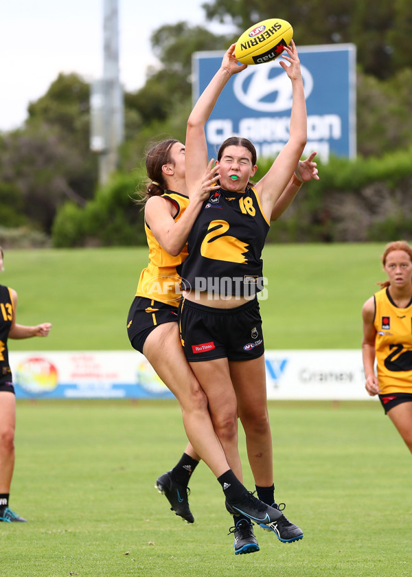 AFLW 2022 U16 Girls Championships - WA Gold v WA Black - 923140