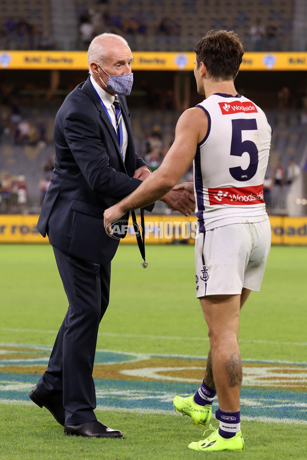 AFL 2022 Round 03 - West Coast v Fremantle - 930153