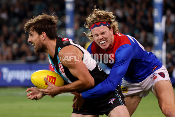 AFL 2022 Round 04 - Port Adelaide v Melbourne - 931111