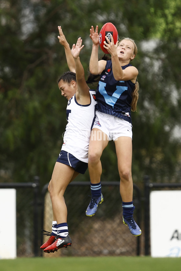 AFLW 2022 U16 Girls Championships - Vic Country v Vic Metro - 934556