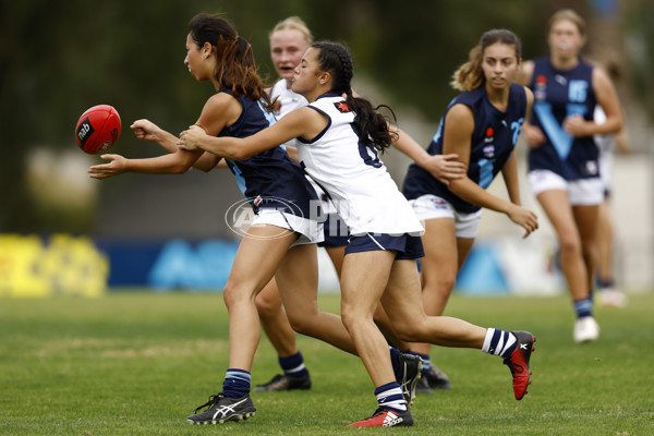 AFLW 2022 U16 Girls Championships - Vic Country v Vic Metro - 934575