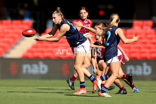 AFLW 2022 U18 Girls Championships - QLD v Vic Metro - 937237