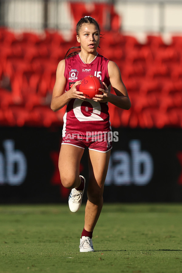 AFLW 2022 U18 Girls Championships - QLD v Vic Metro - 937252