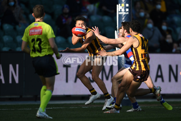 AFL 2021 Round 22 - Hawthorn v Western Bulldogs - 881569