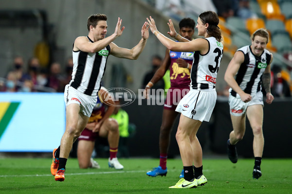 AFL 2021 Round 22 - Brisbane v Collingwood - 881854