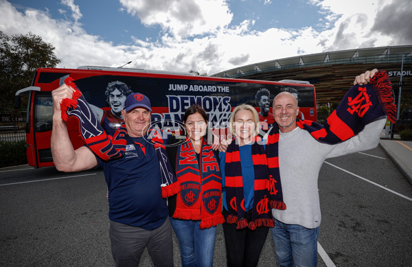 AFL 2021 Media - Demons Bandwagon Media Opportunity - 888569