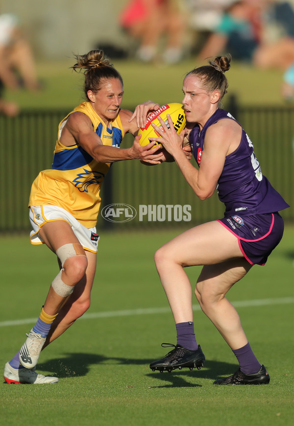 AFLW 2021 Training - Fremantle v West Coast Practice Match - 901438