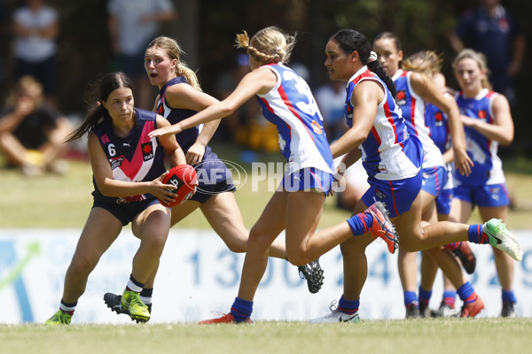 NAB League Girls 2022 - Sandringham Dragons v Oakleigh Chargers - 905227