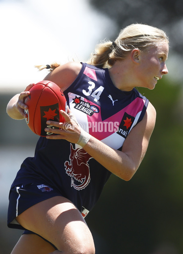 NAB League Girls 2022 - Sandringham Dragons v Oakleigh Chargers - 905577