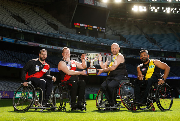 AFL 2022 Media - Victorian Wheelchair FL Grand Final Media Opportunity - 1006873